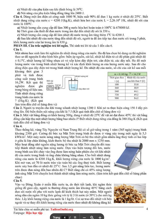 Đề thi thử Vật Lí THPT 2026 – Sở GD&ĐT Bắc Ninh