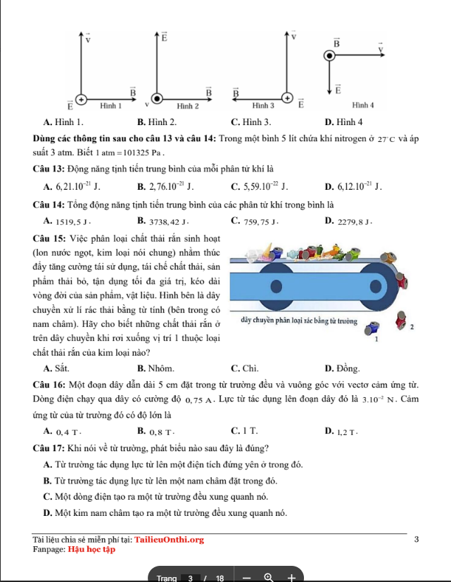 Đề thi thử Vật Lý THPT 2026 – NGUYÊN KHUYẾN – LÊ THÀNH TÔNG