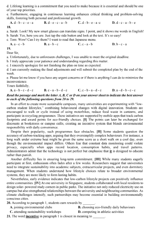 Đề thi thử Tiếng Anh THPT 2026 – LIÊN TRƯỜNG THPT ĐÔ LƯƠNG 3, PHAN ĐĂNG LƯU, YÊN THÀNH 2, TÂN KỲ