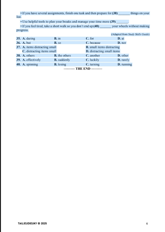 Đề thi thử Tiếng Anh THPT 2026 – LIÊN TRƯỜNG THPT ĐỖ LƯƠNG 3, PHAN ĐĂNG LƯU, YÊN THÀNH 2, TÂN KỲ