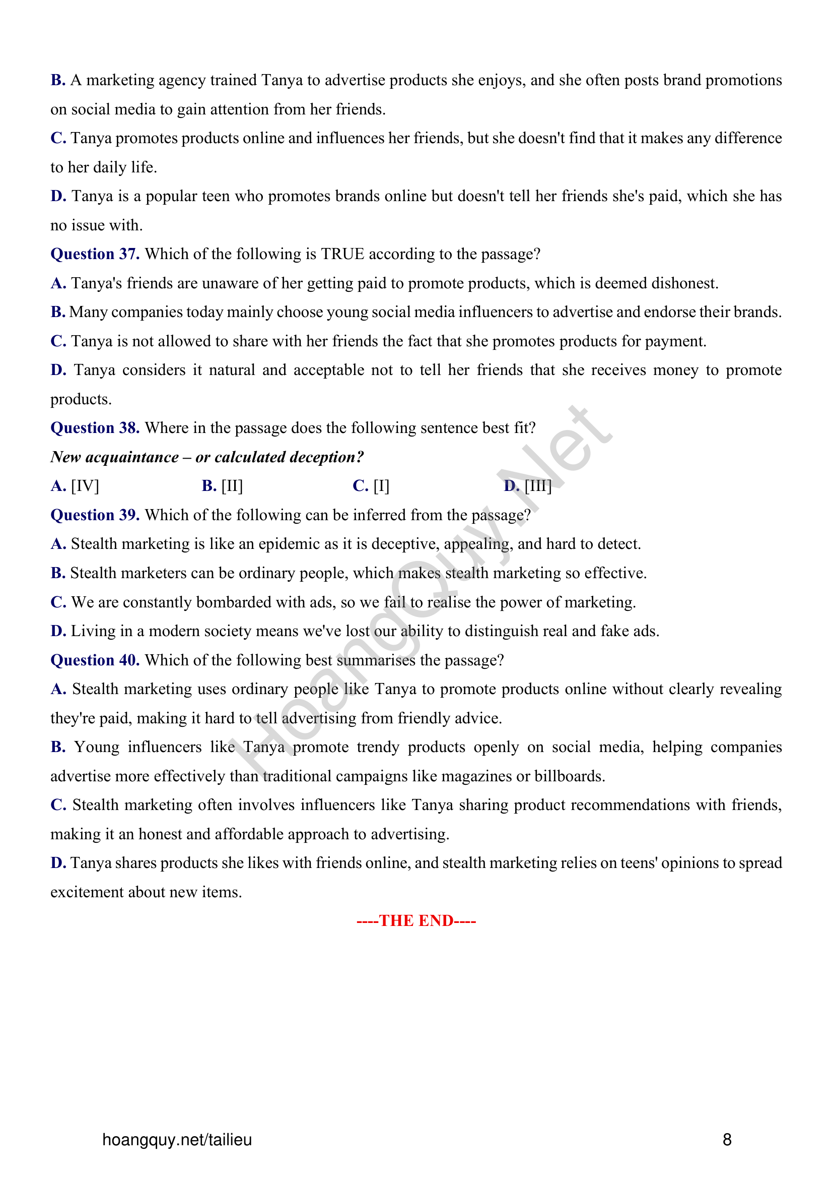 Đề thi thử Tiếng Anh THPT 2026 – CỤM CÁC TRƯỜNG THPT