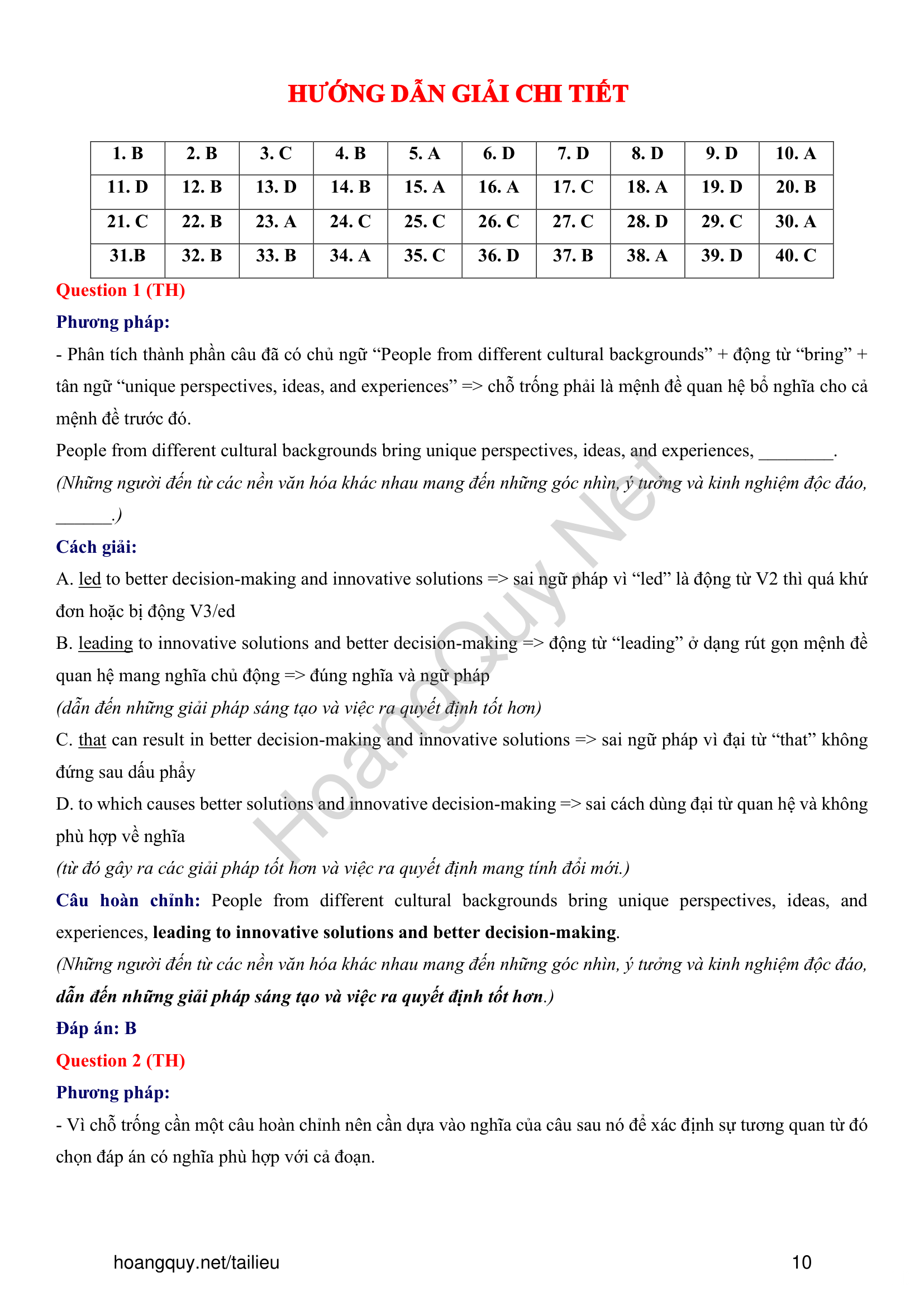 Đề thi thử Tiếng Anh THPT 2026 – Sở GD&ĐT Tuyên Quang