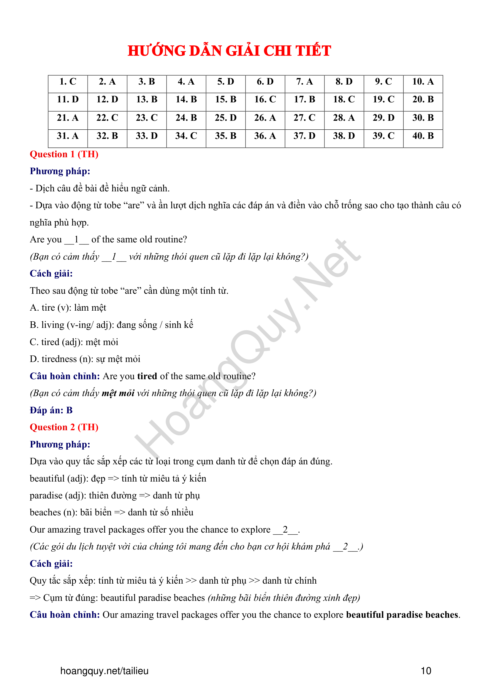 Đề thi thử Tiếng Anh THPT 2026 – TRƯỜNG THPT CHUYÊN TUYÊN QUANG