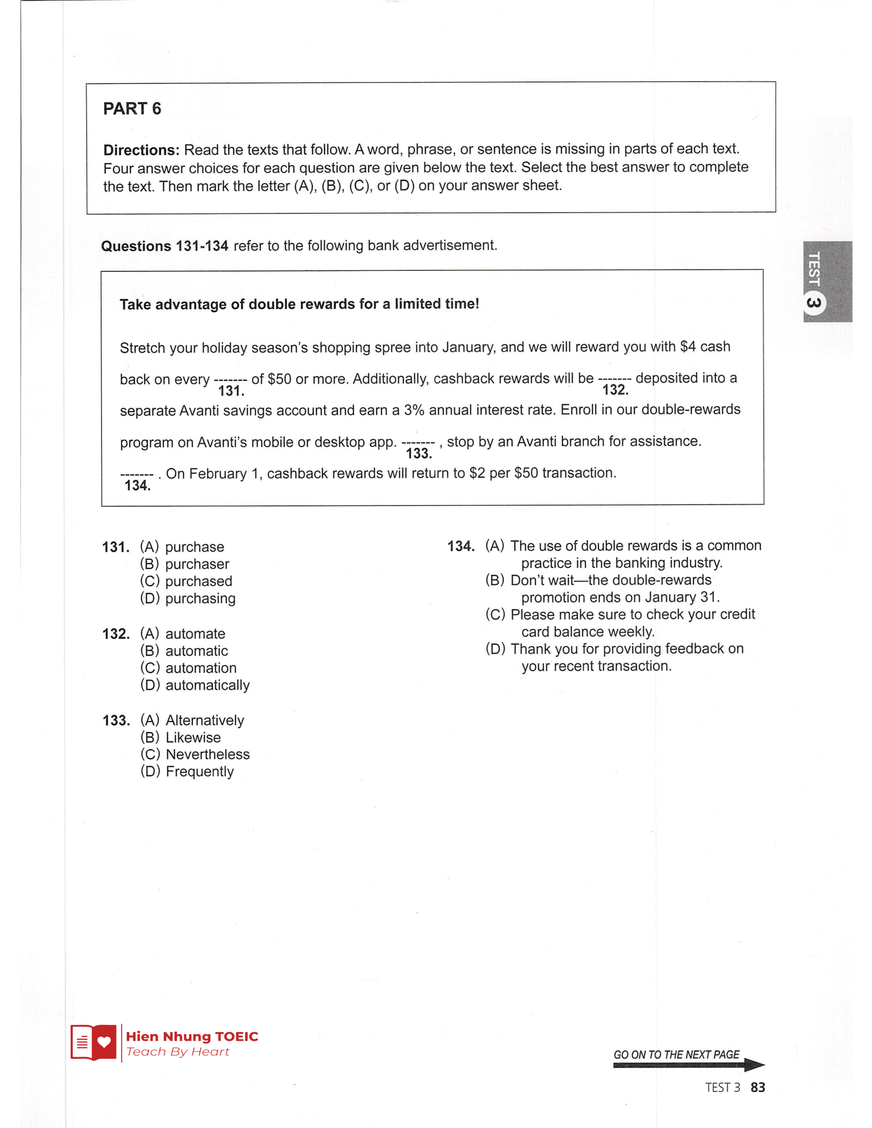 Đề thi thử Tiếng Anh THPT 2026 – Hien Nhung TOEIC