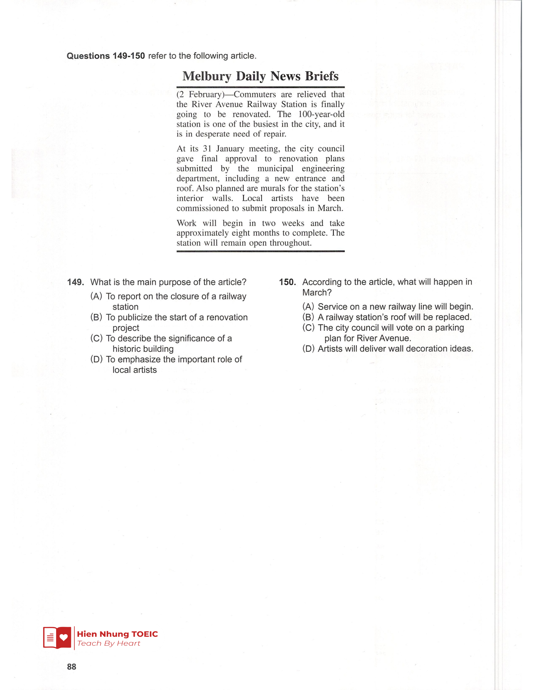 Đề thi thử Tiếng Anh THPT 2026 – Hien Nhung TOEIC