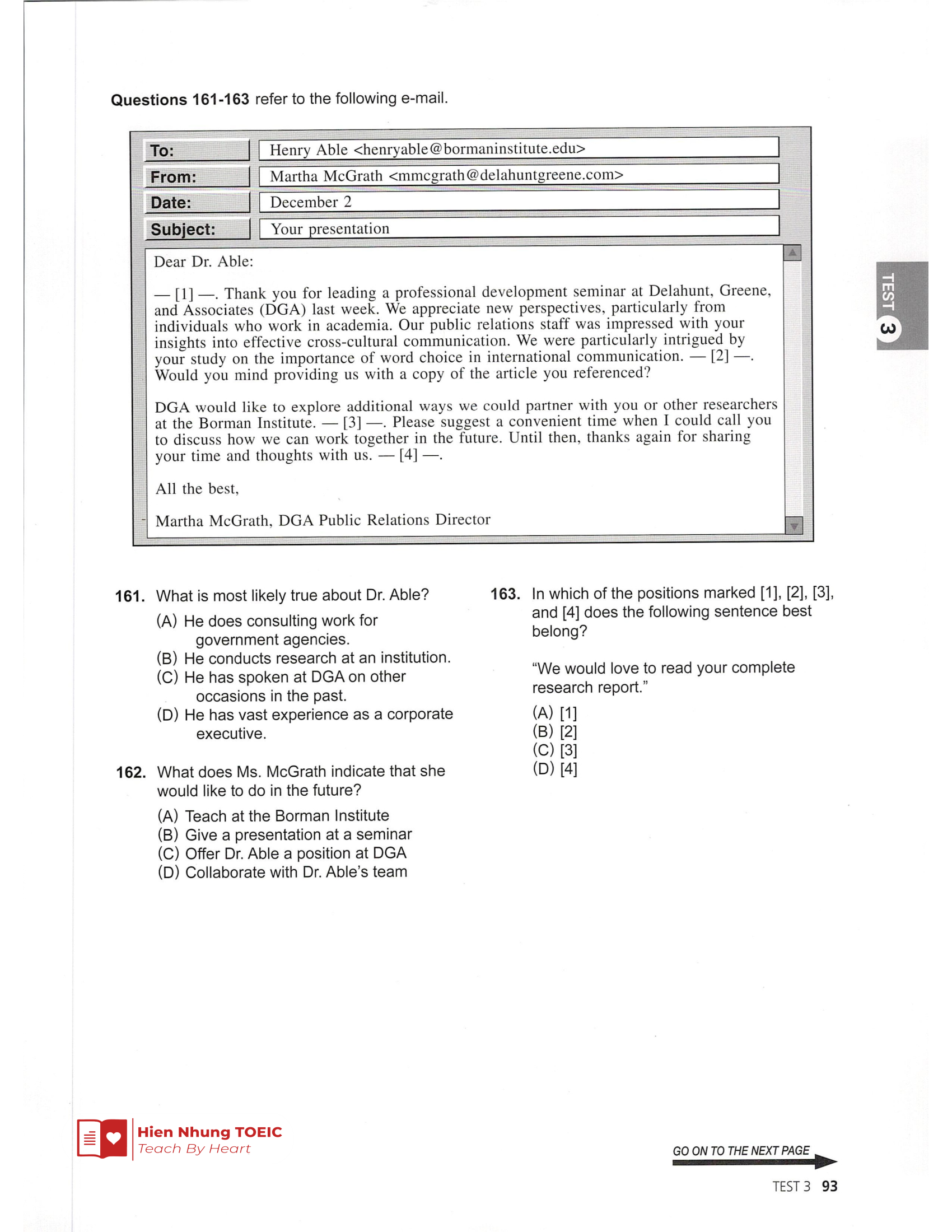 Đề thi thử Tiếng Anh THPT 2026 – Hien Nhung TOEIC