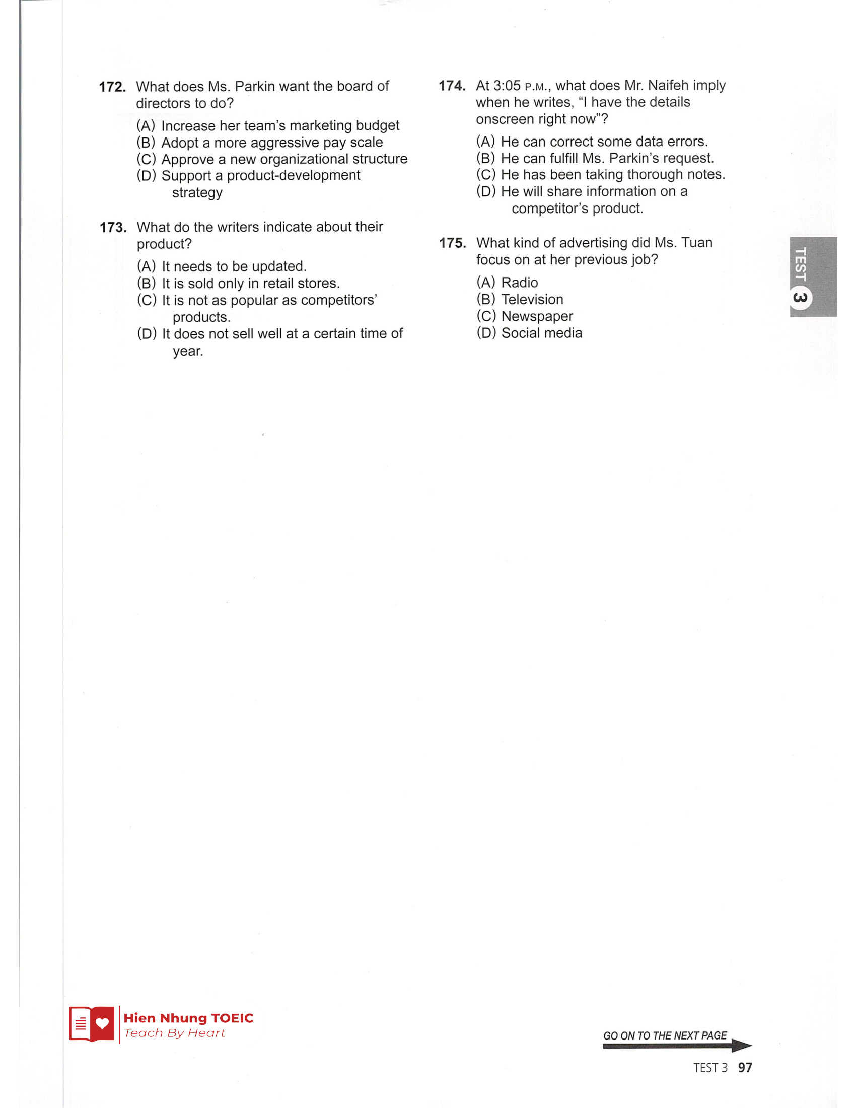 Đề thi thử Tiếng Anh THPT 2026 – Hien Nhung TOEIC