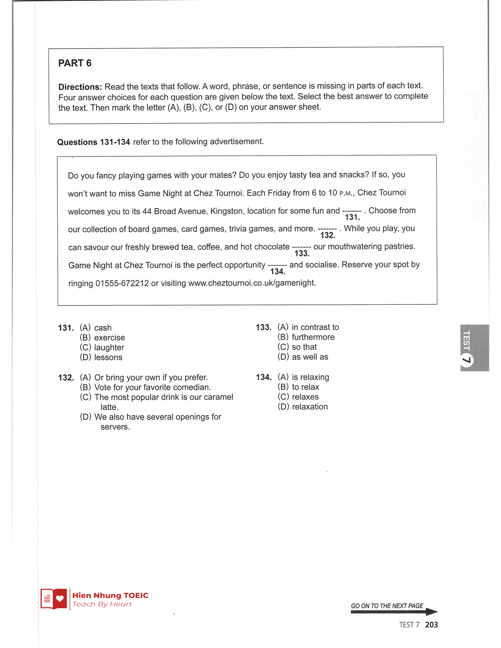 Rc 기출 Test 07 – Mã đề 07