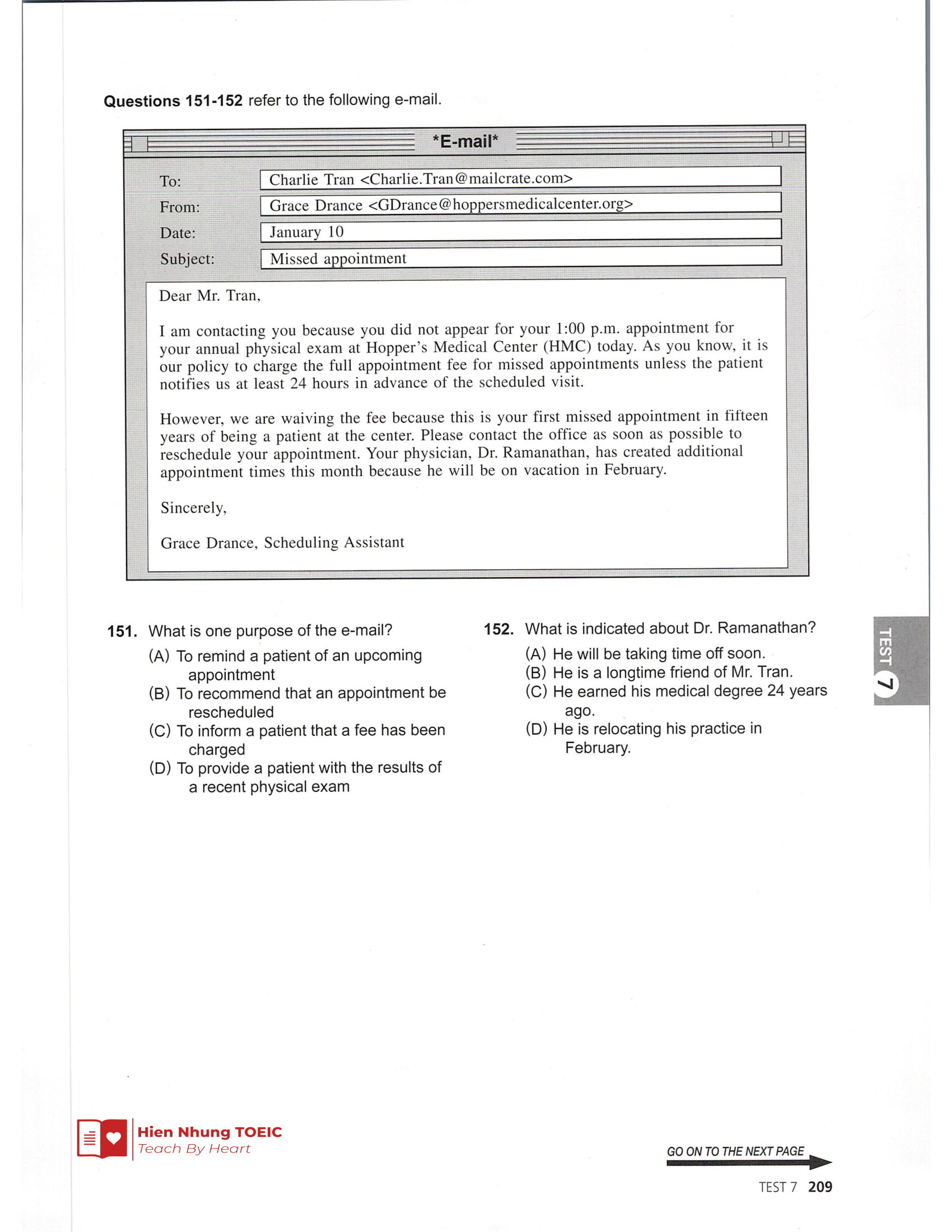 Rc 기출 Test 07 – Mã đề 07
