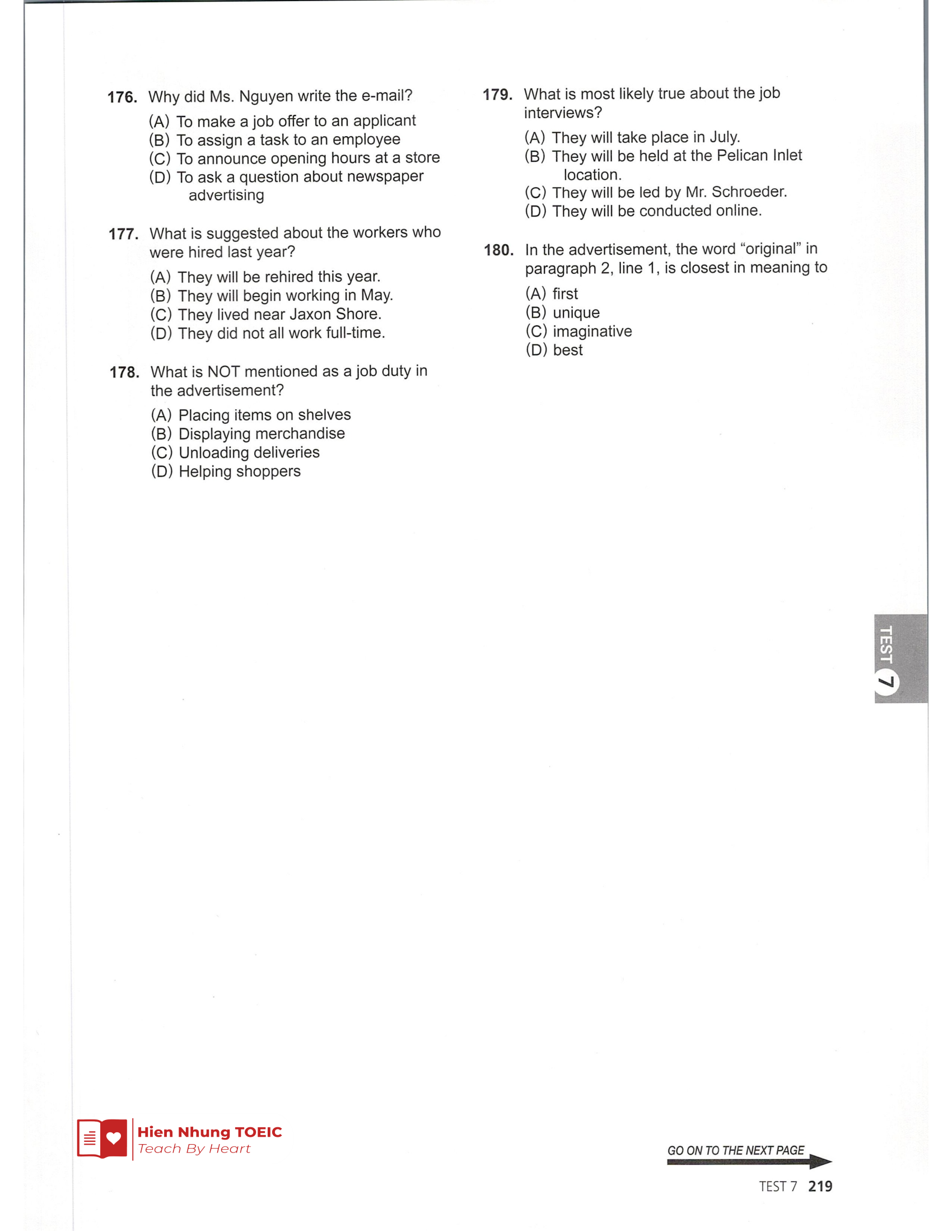 Rc 기출 Test 07 – Mã đề 07