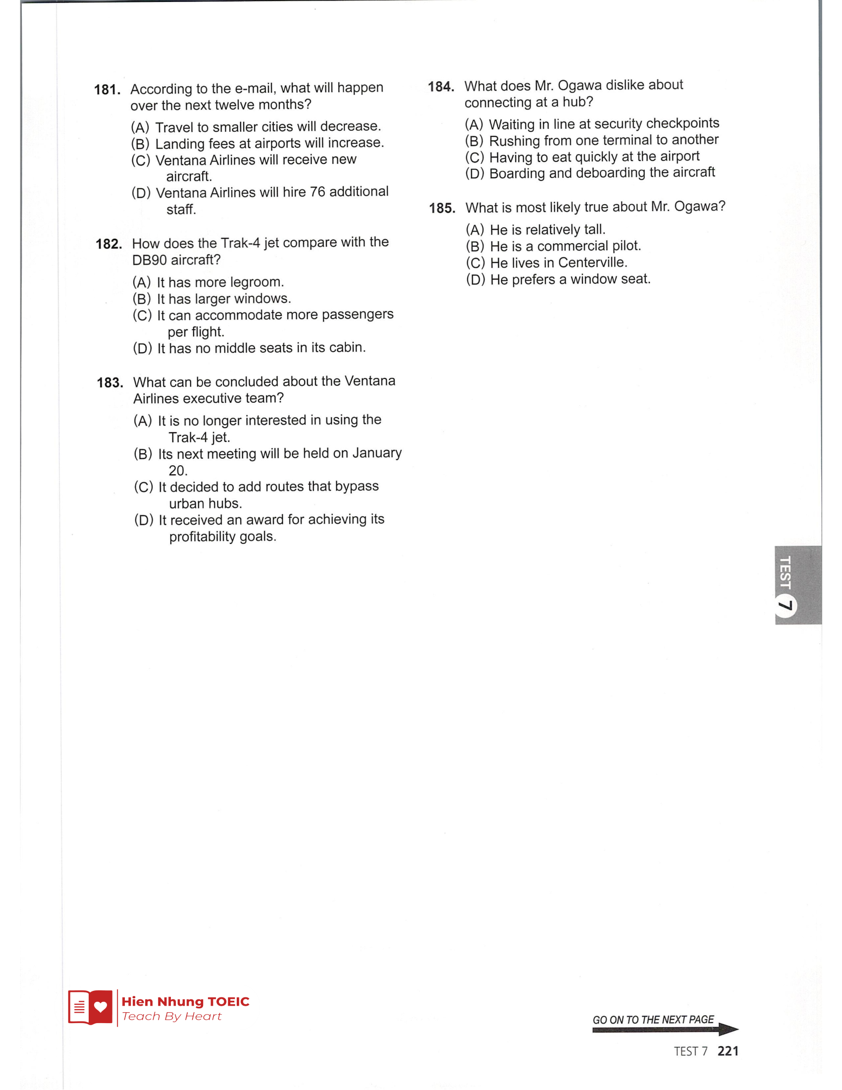 Rc 기출 Test 07 – Mã đề 07