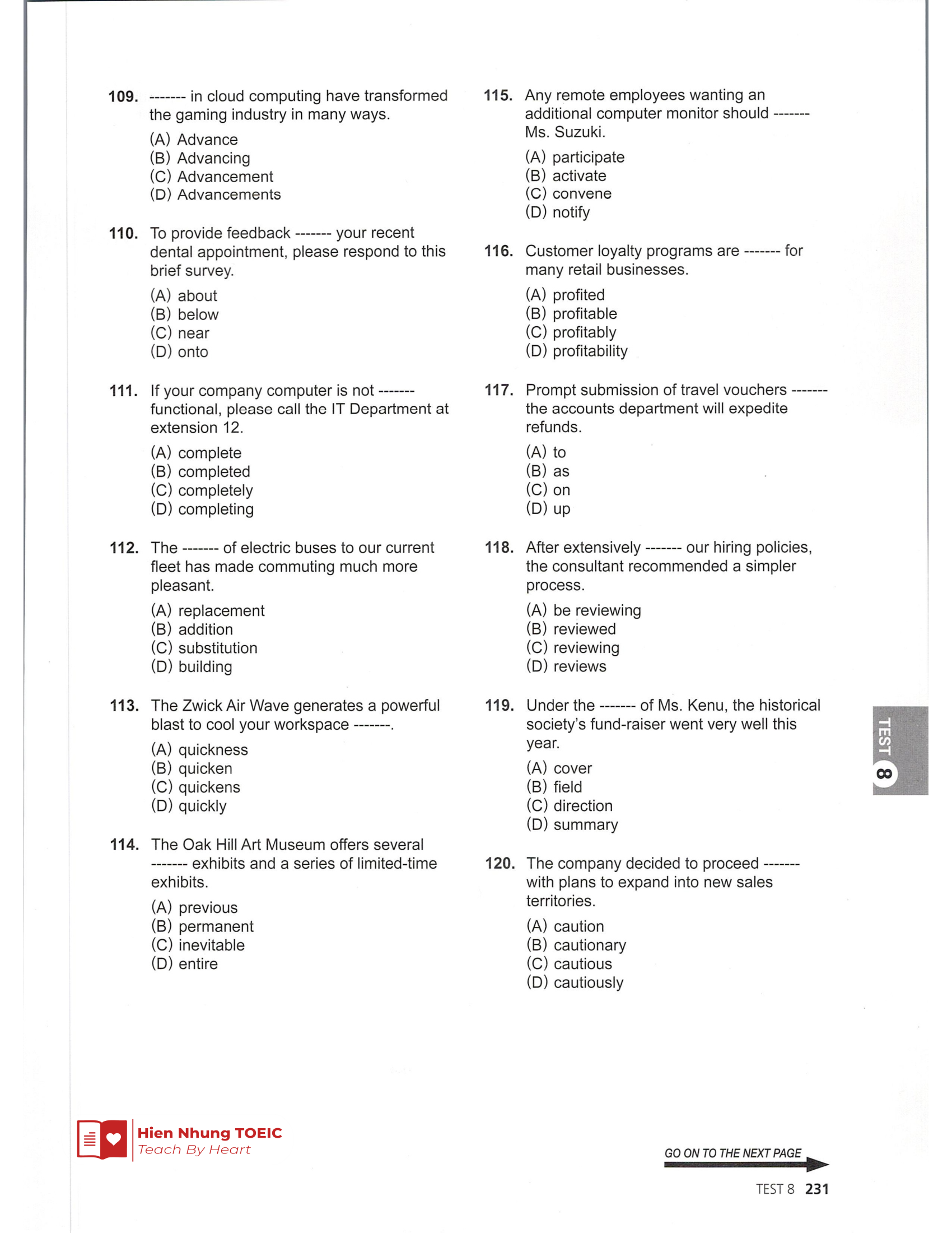 Đề thi thử Tiếng Anh THPT 2026 – Hien Nhung TOEIC