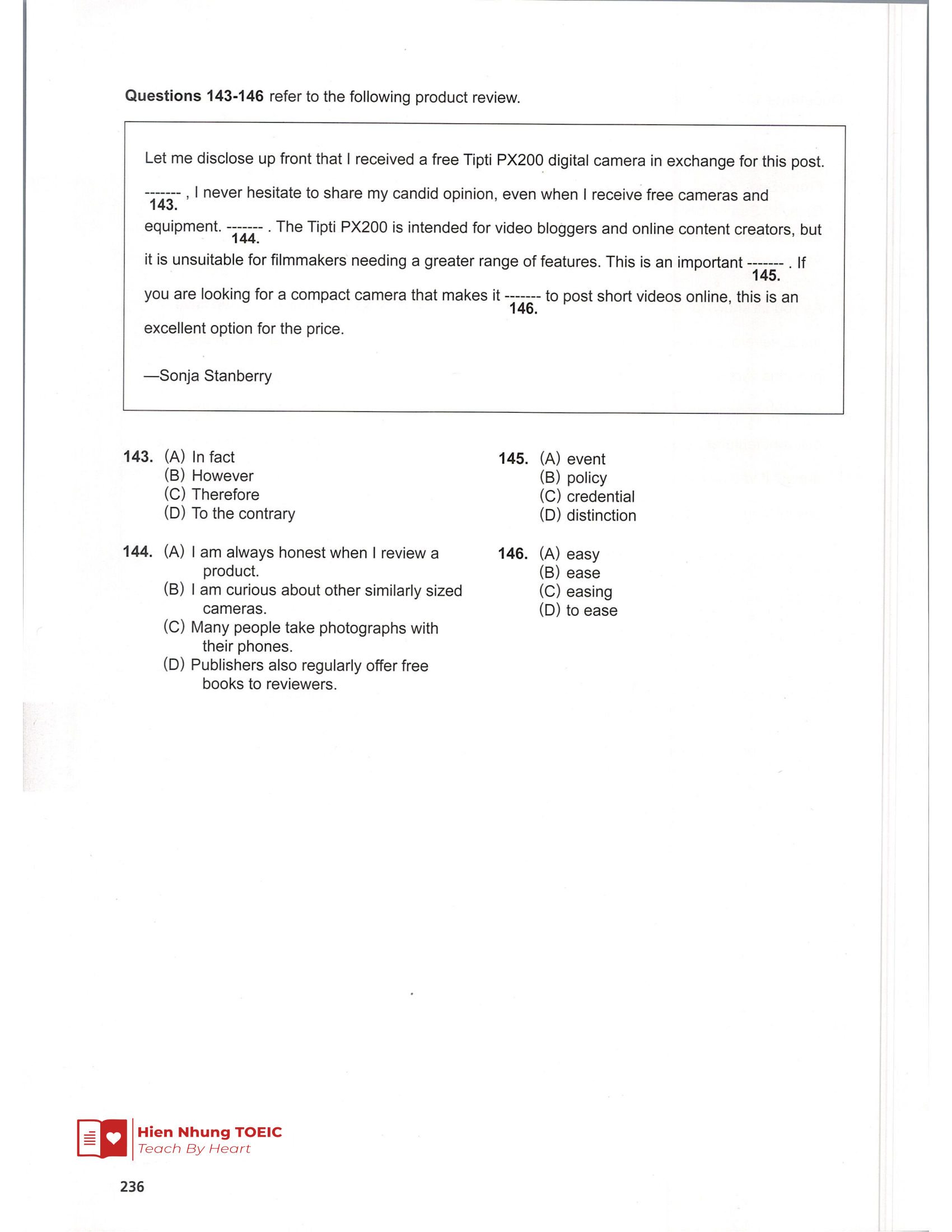 Đề thi thử Tiếng Anh THPT 2026 – Hien Nhung TOEIC