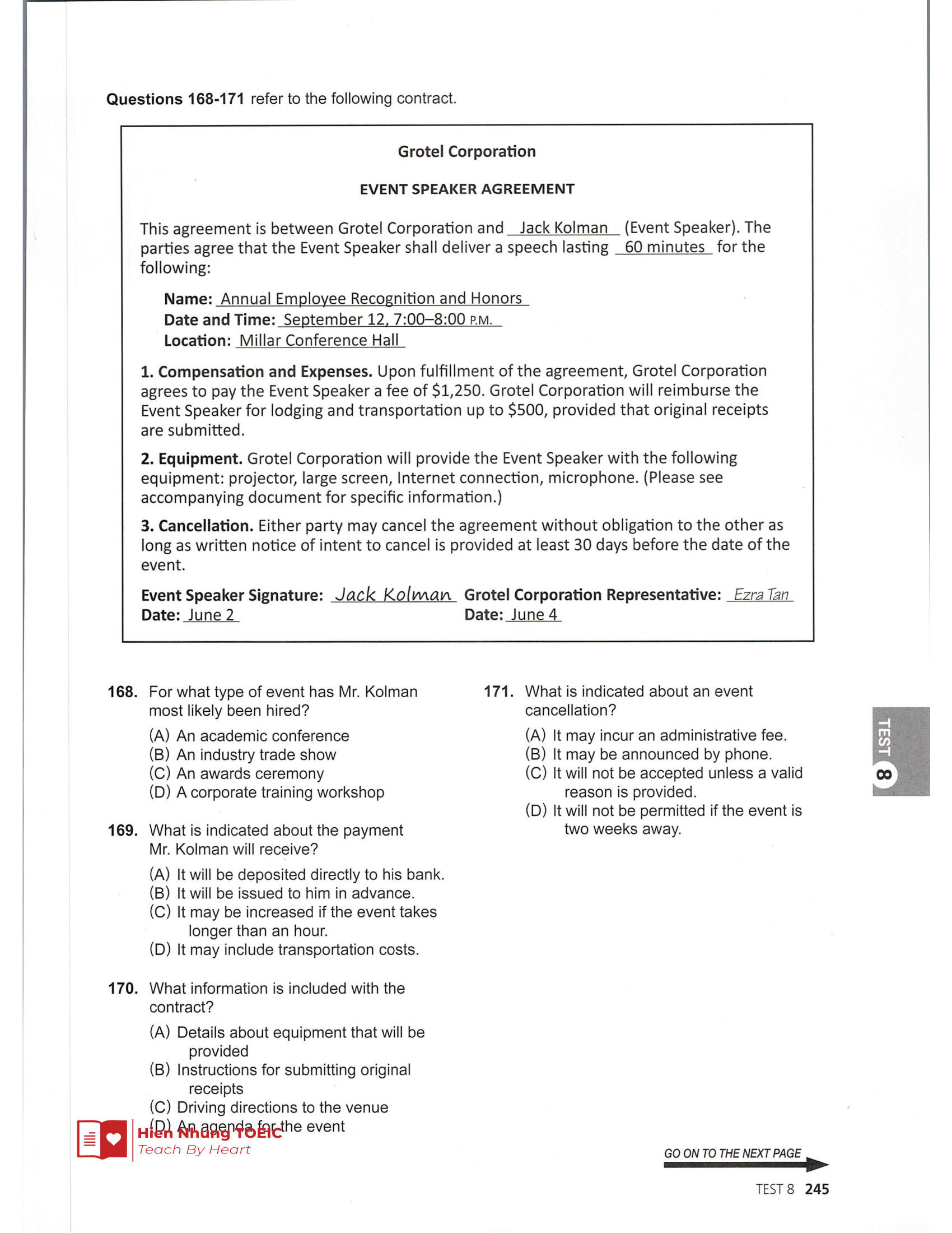 Đề thi thử Tiếng Anh THPT 2026 – Hien Nhung TOEIC