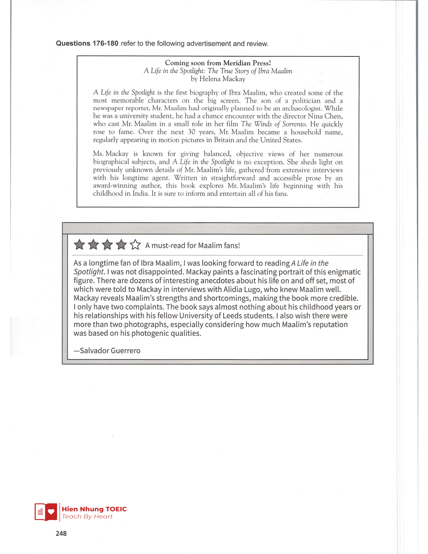 Đề thi thử Tiếng Anh THPT 2026 – Hien Nhung TOEIC