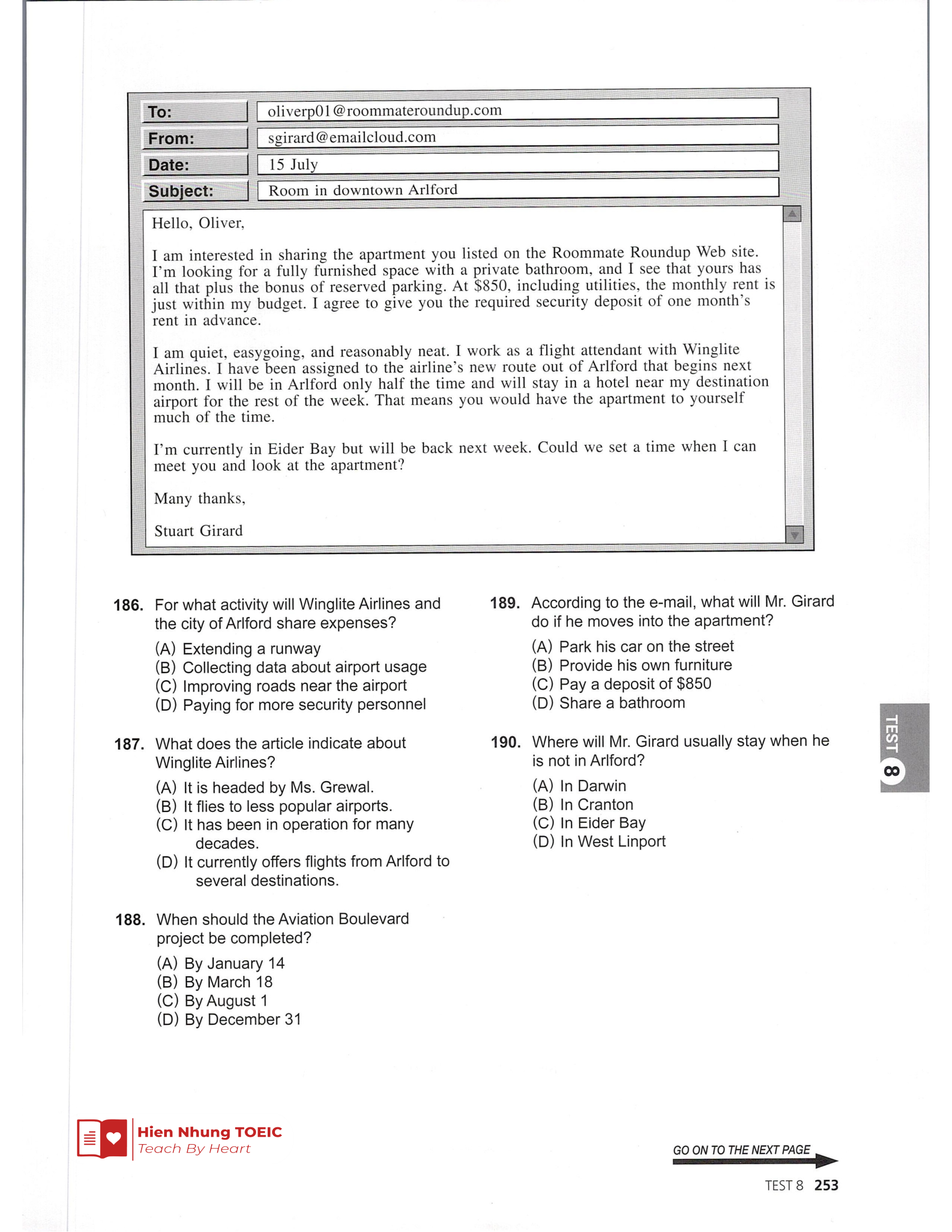 Đề thi thử Tiếng Anh THPT 2026 – Hien Nhung TOEIC