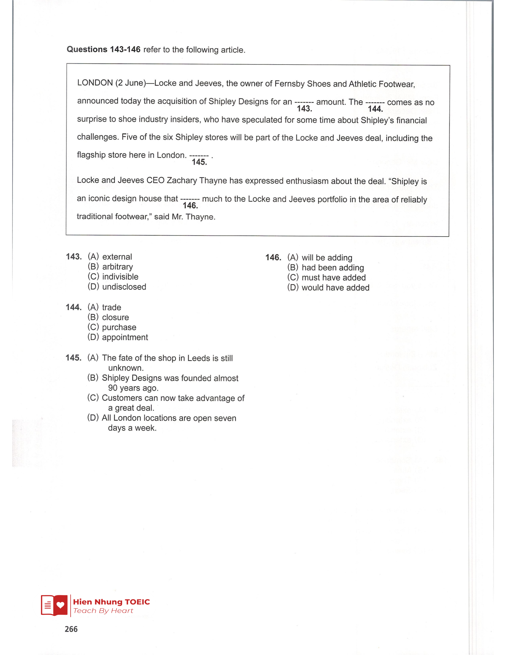 Đề thi thử Tiếng Anh THPT 2026 – Hien Nhung TOEIC
