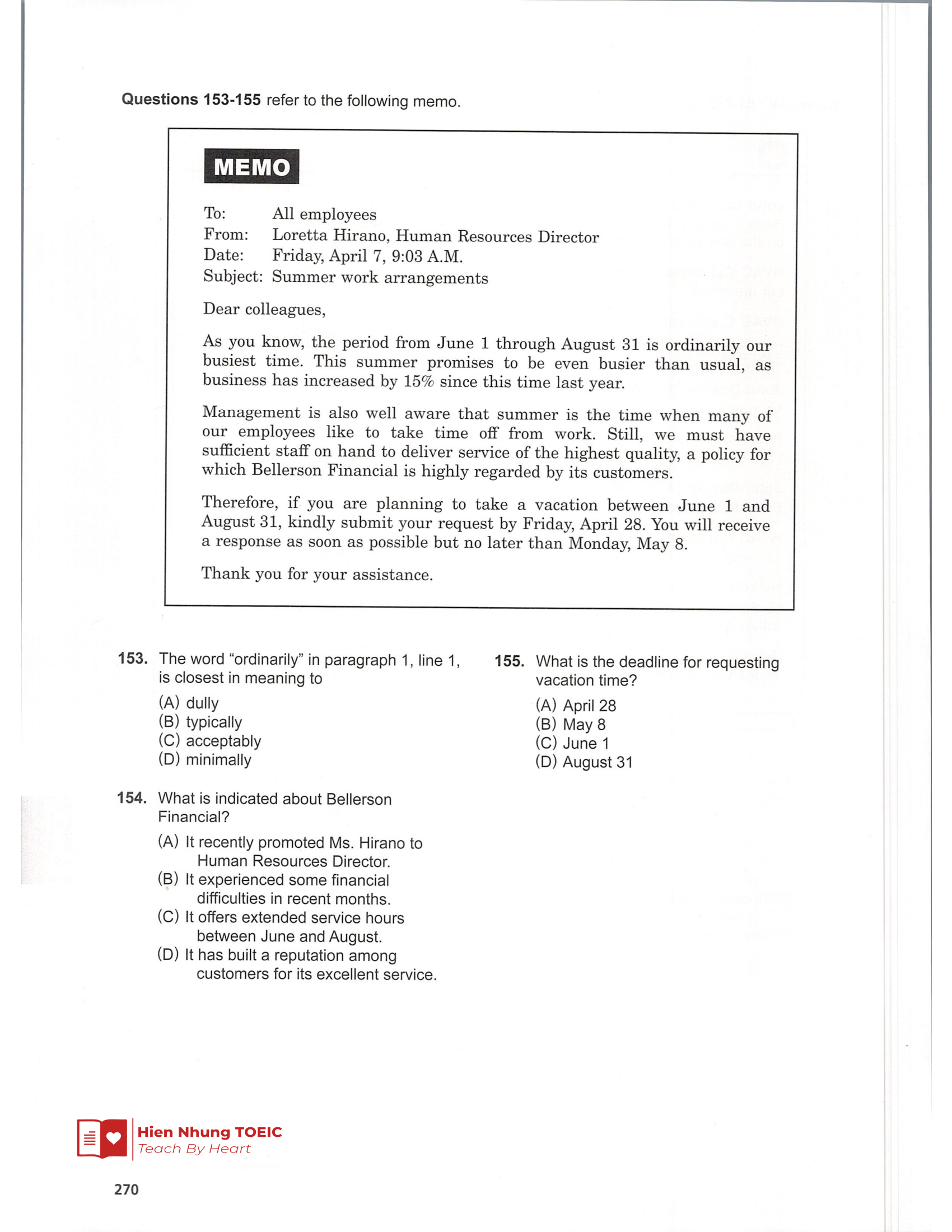 Đề thi thử Tiếng Anh THPT 2026 – Hien Nhung TOEIC