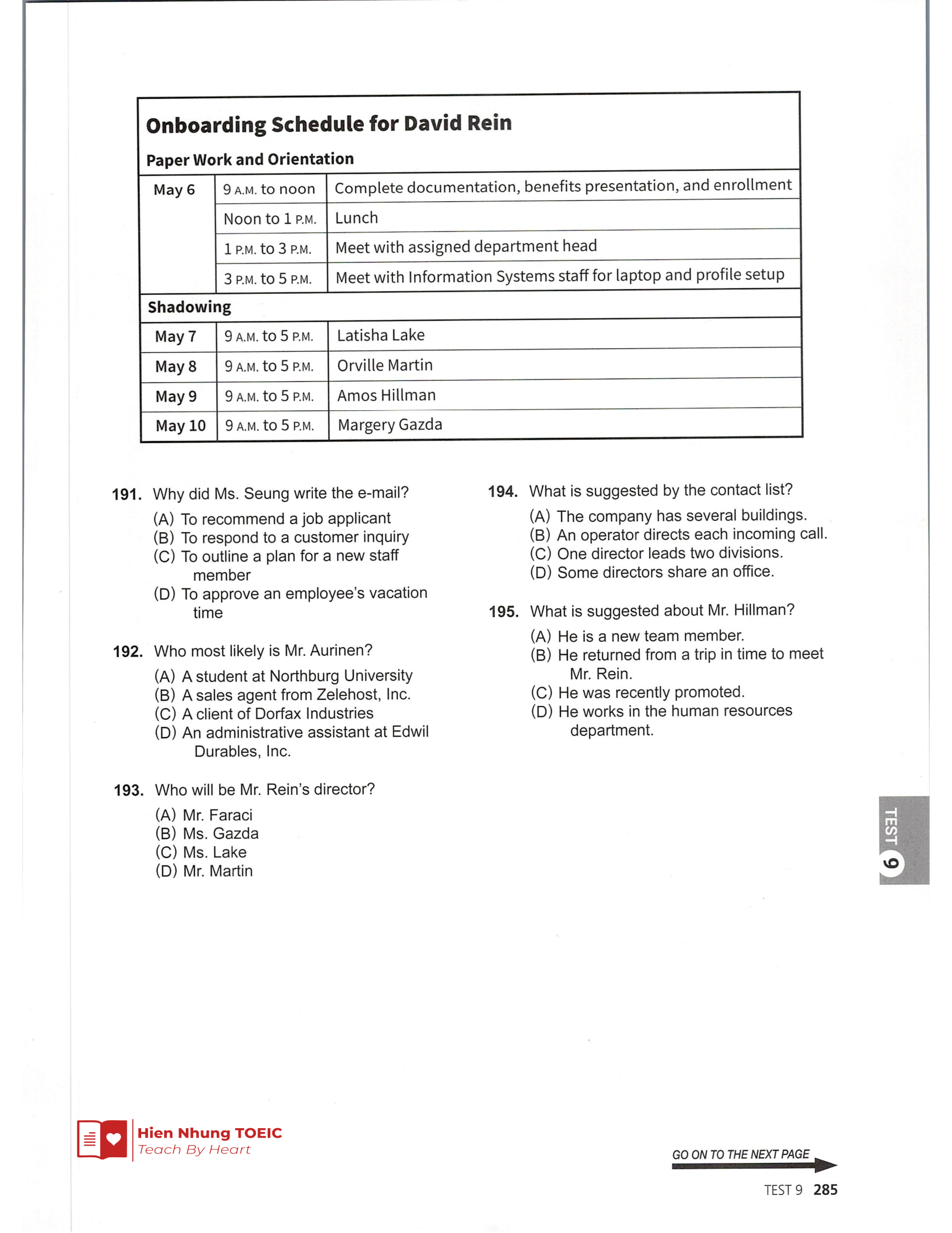Đề thi thử Tiếng Anh THPT 2026 – Hien Nhung TOEIC