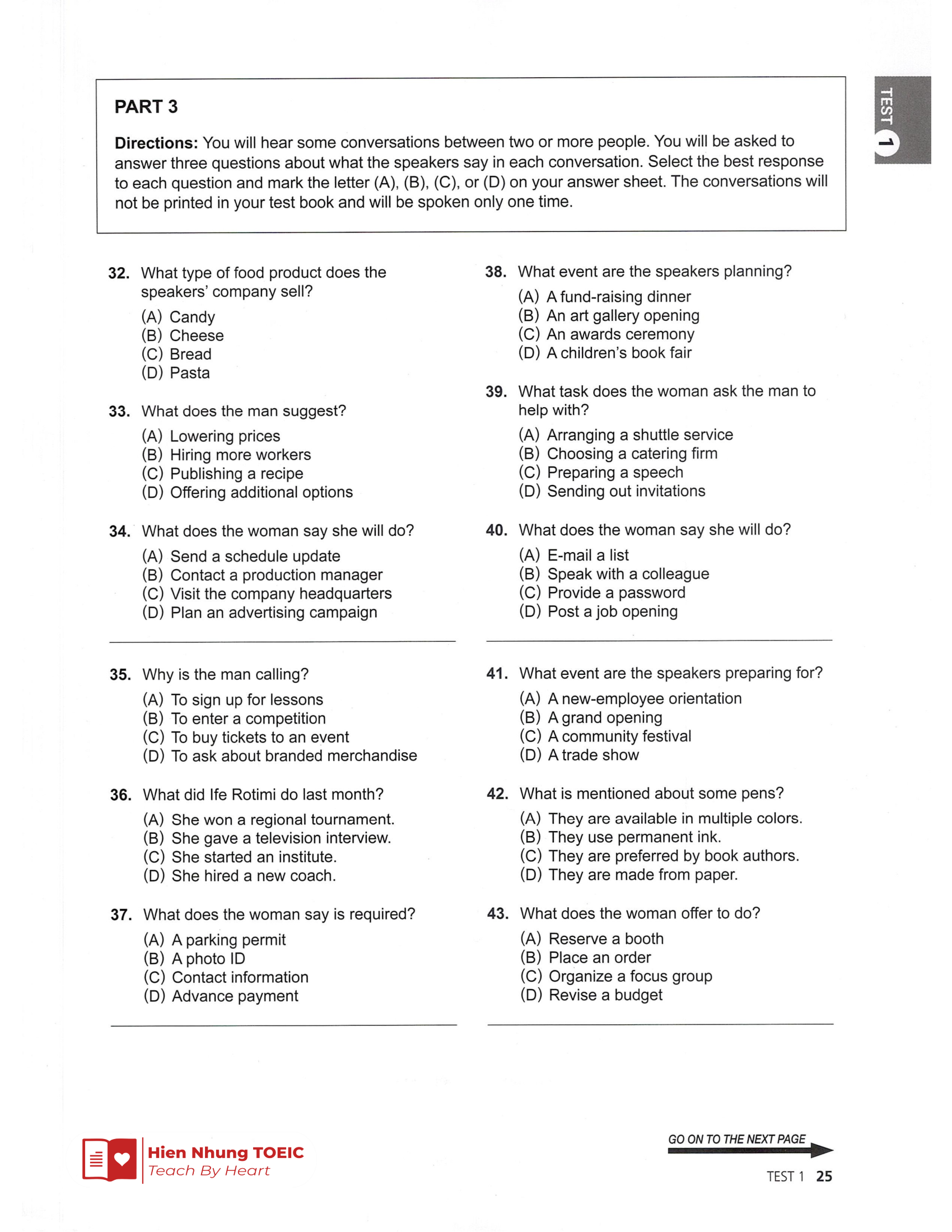 Đề thi thử Tiếng Anh THPT 2026 – Hien Nhung TOEIC
