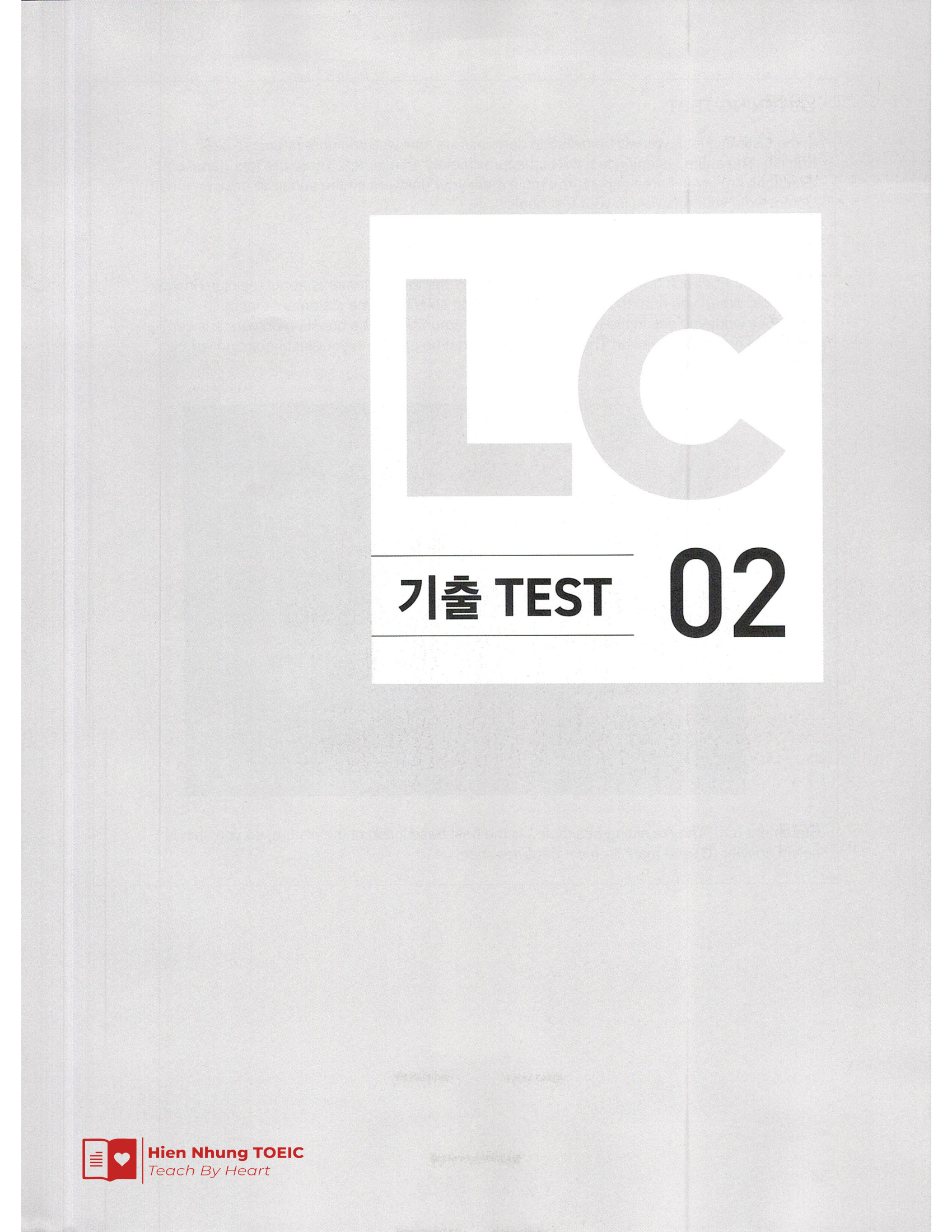 Toeic Lc 기출 Test 02 – Mã đề 02