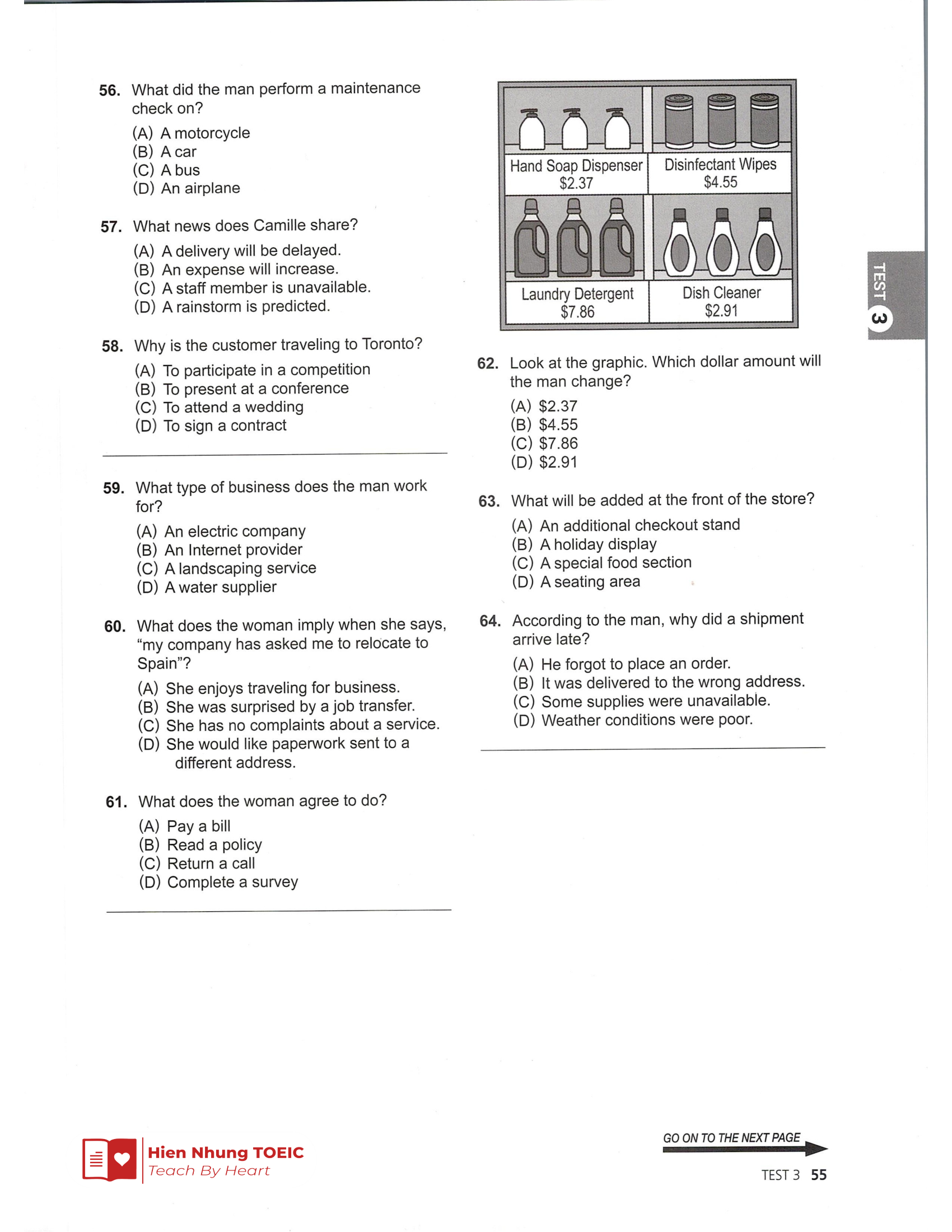 Lc 기출 Test 03