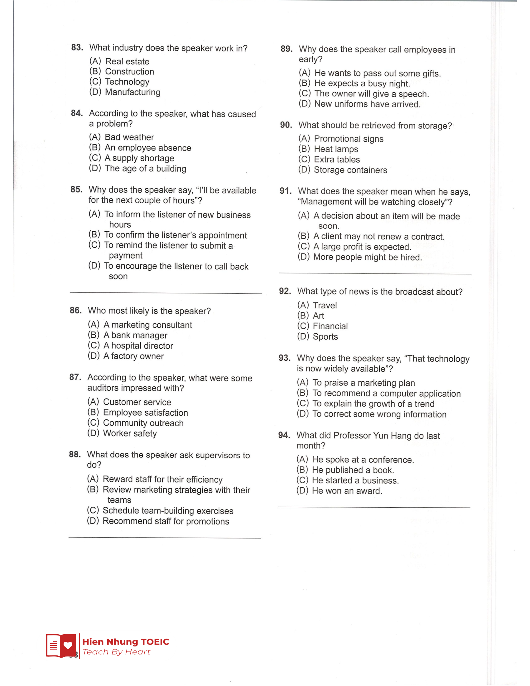 Lc 기출 Test 03