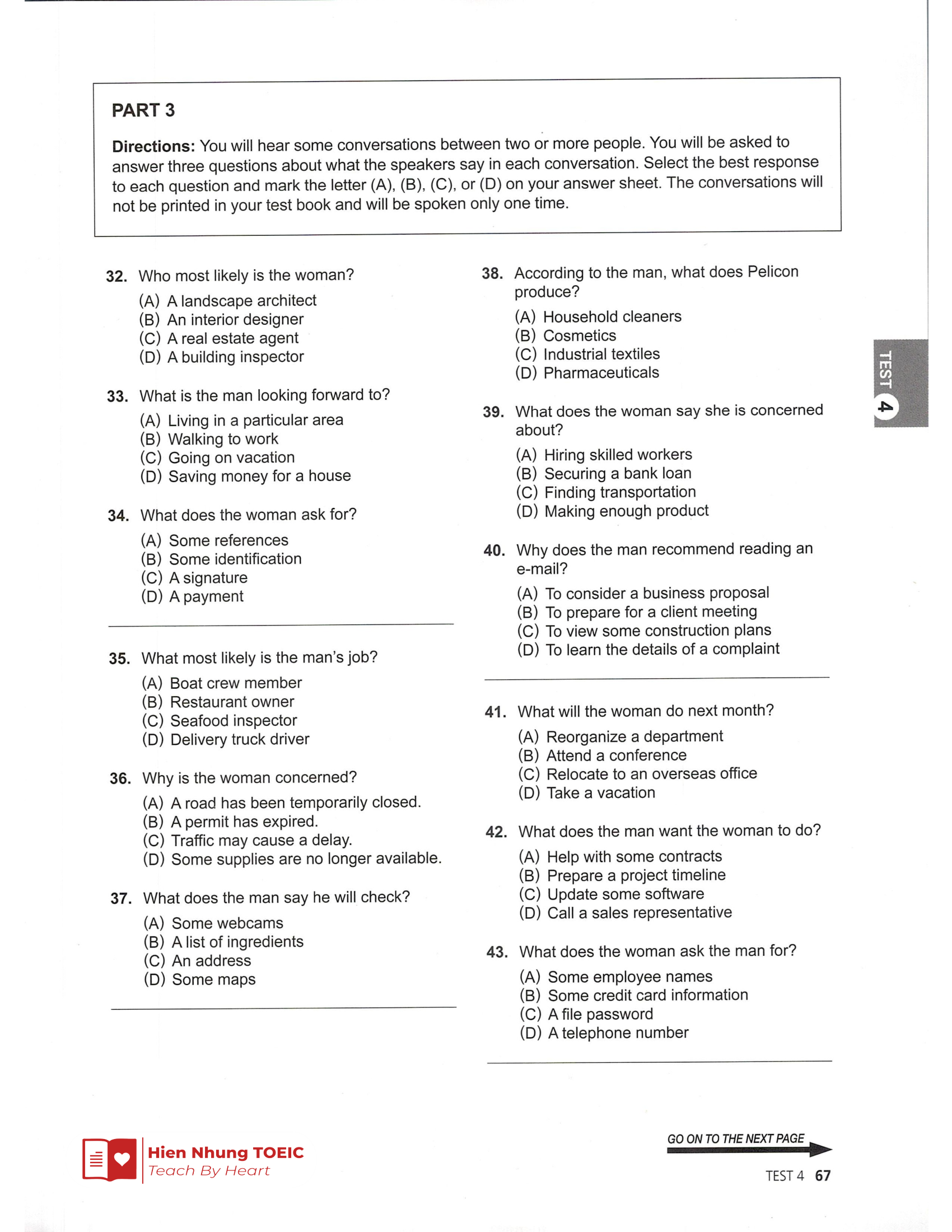 Lc 기출 Test 04