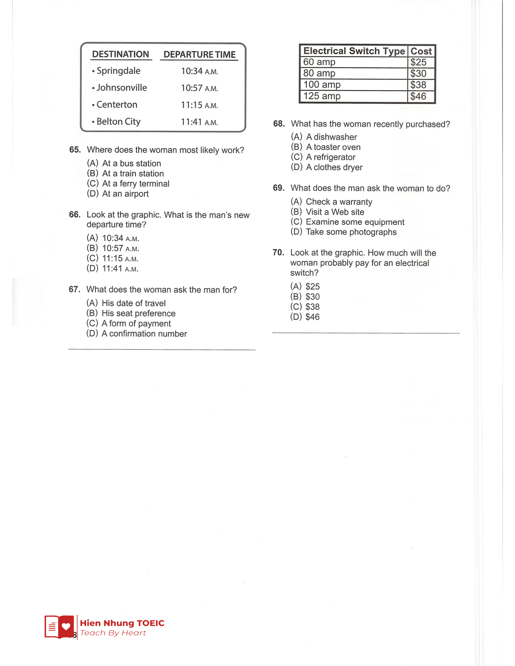 Đề thi thử Tiếng Anh THPT 2026 – Hien Nhung TOEIC