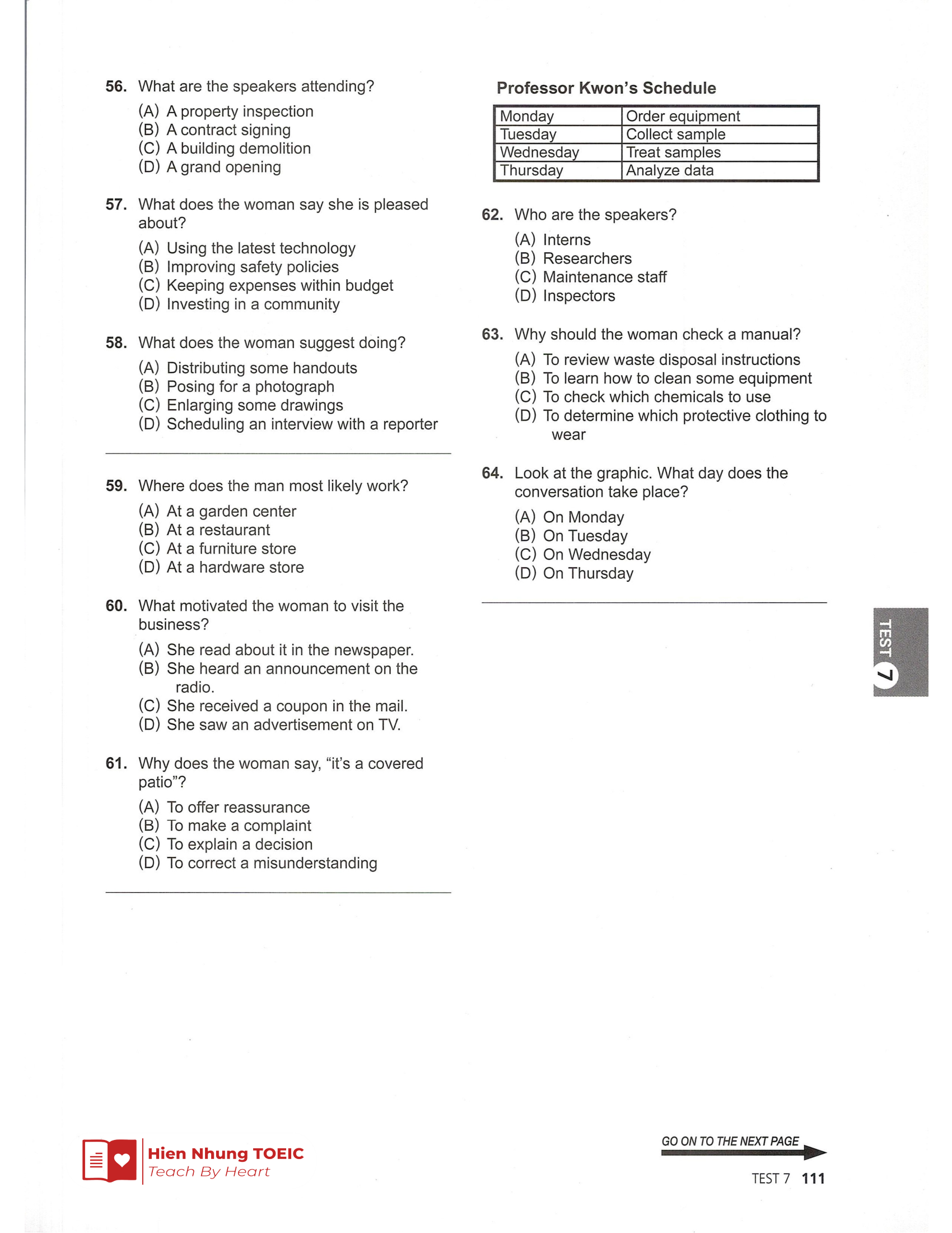 Lc 기출 Test 07