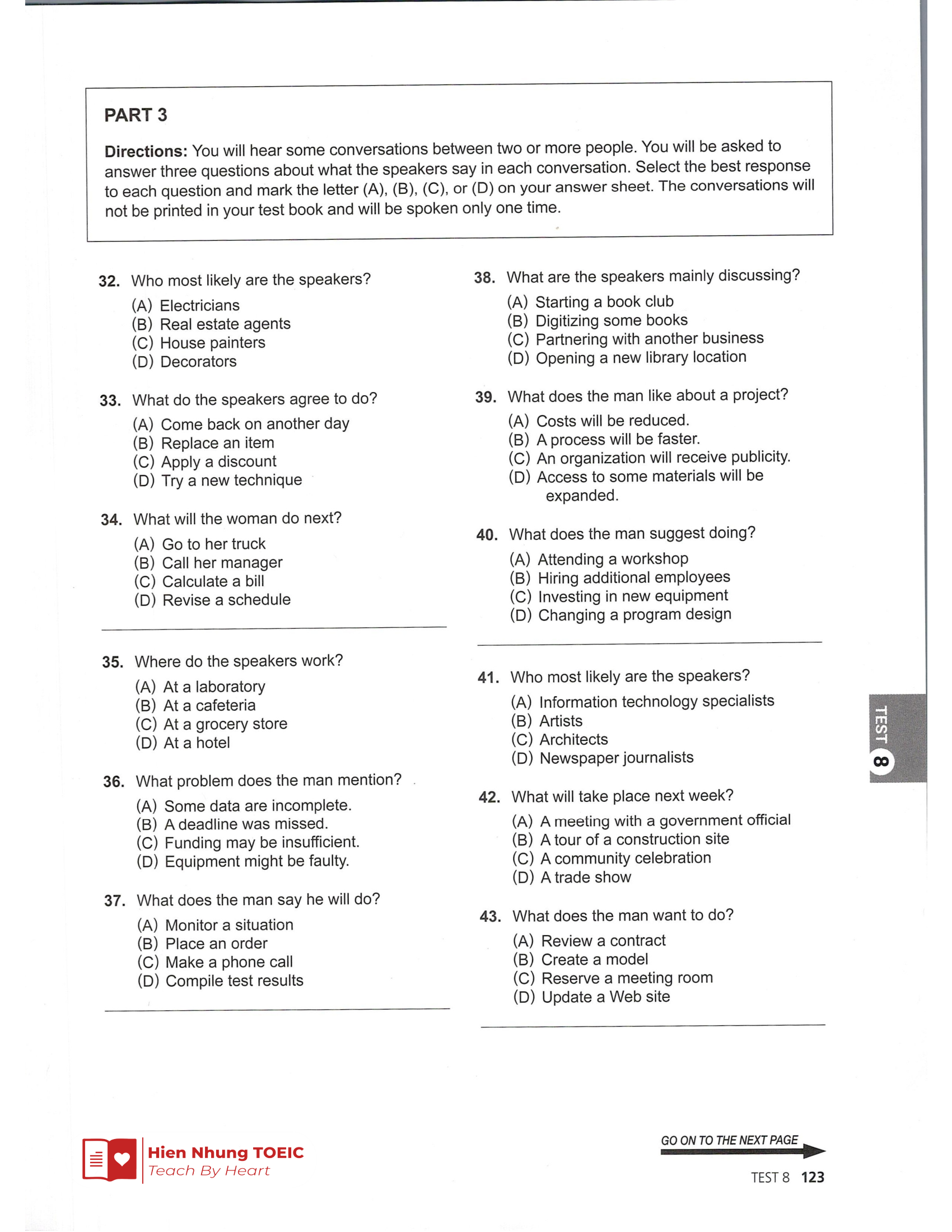 Đề thi thử Tiếng Anh THPT 2026 – Hien Nhung TOEIC