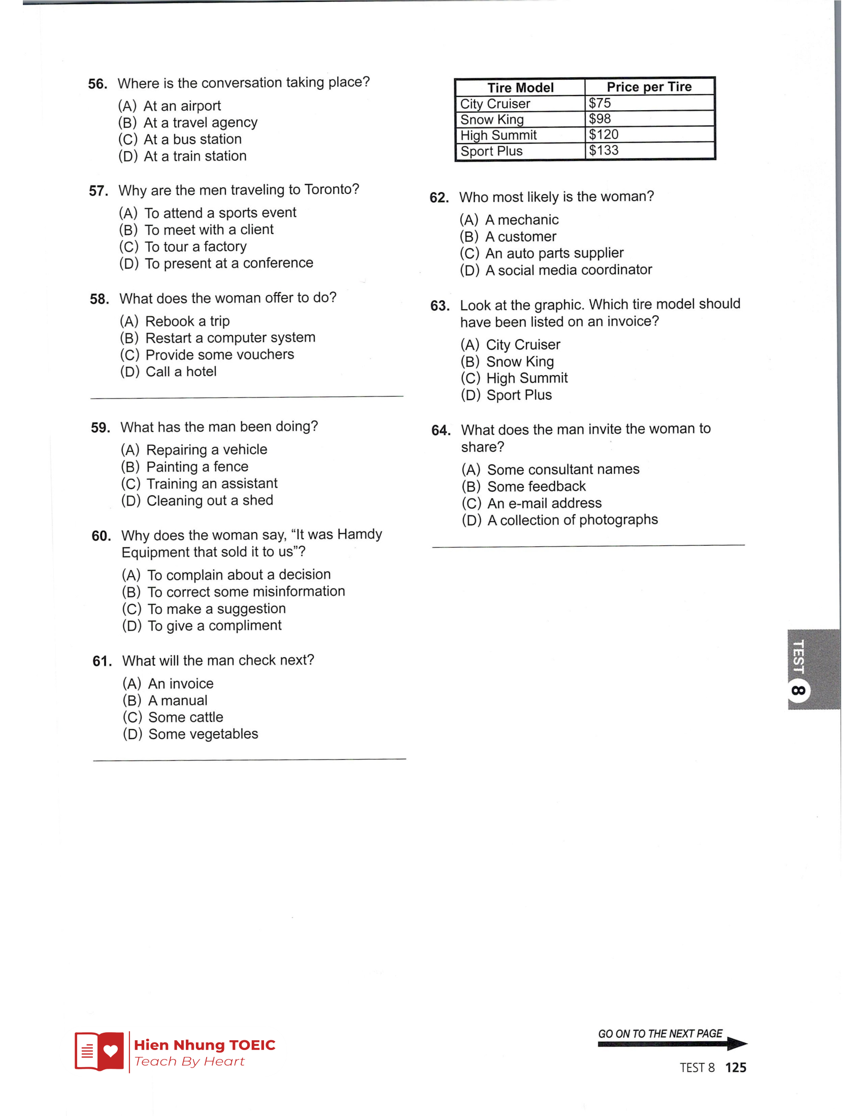 Đề thi thử Tiếng Anh THPT 2026 – Hien Nhung TOEIC