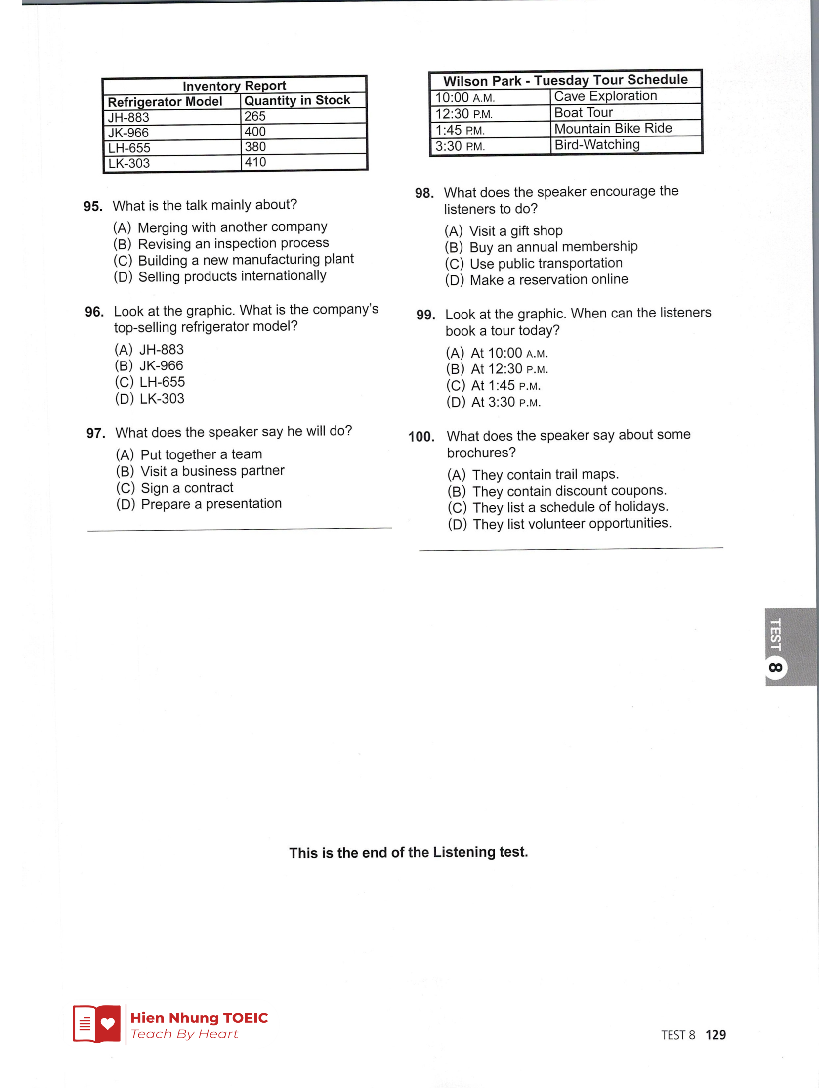 Đề thi thử Tiếng Anh THPT 2026 – Hien Nhung TOEIC