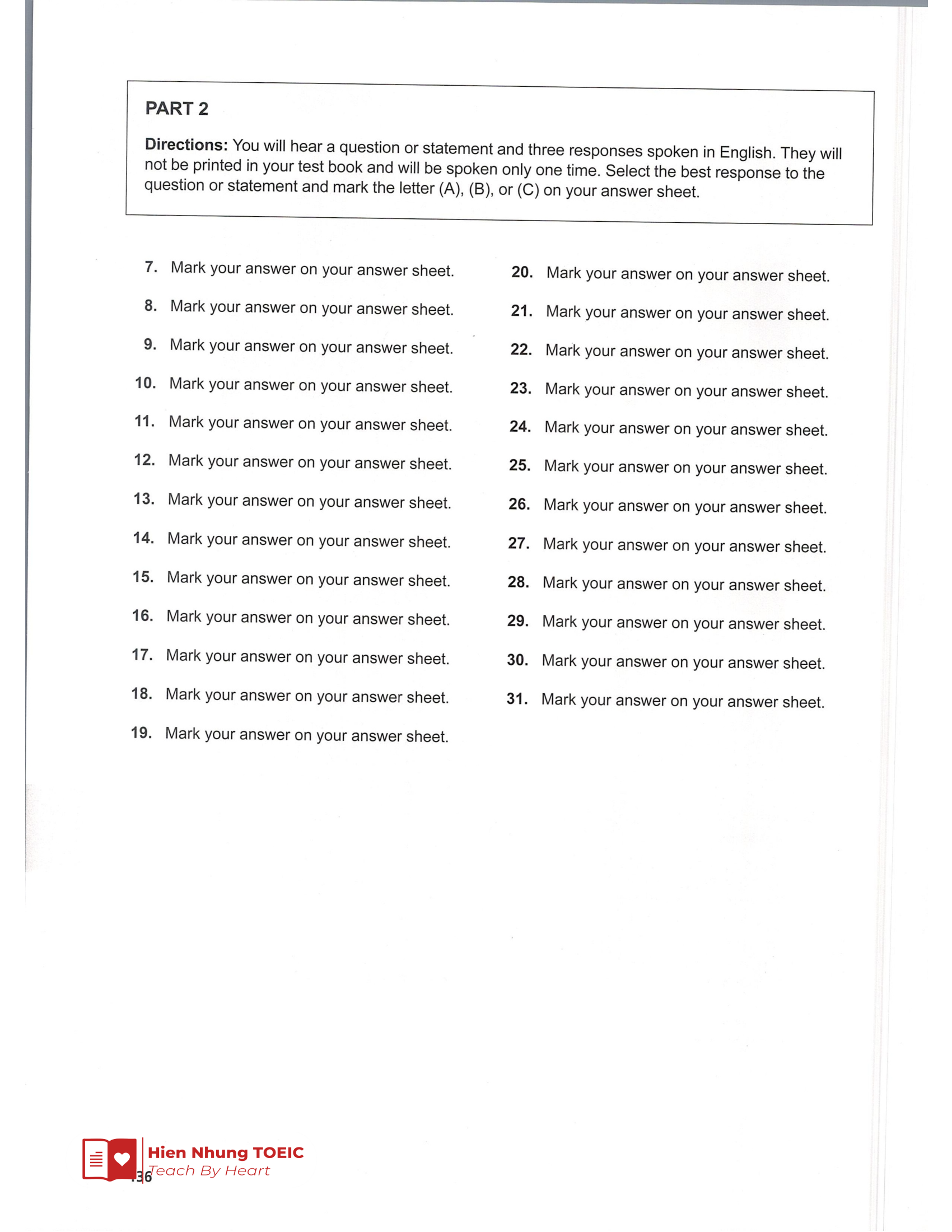 Lc 기출 Test 09