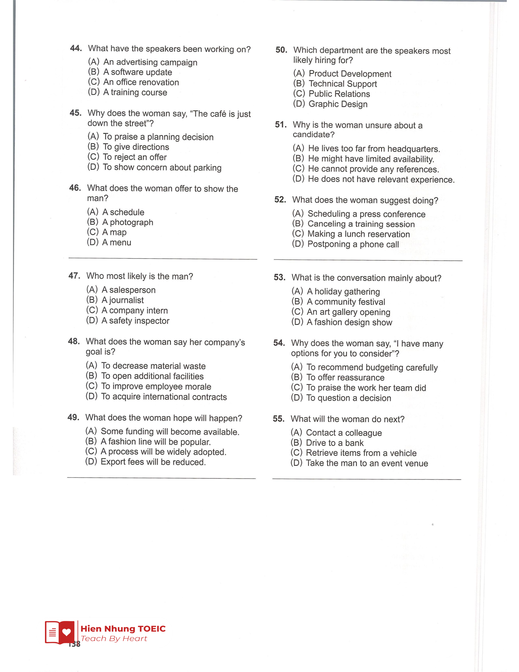 Lc 기출 Test 09