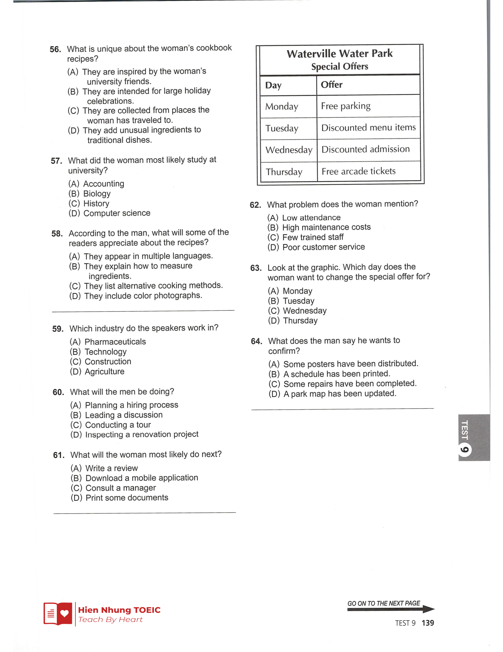 Lc 기출 Test 09