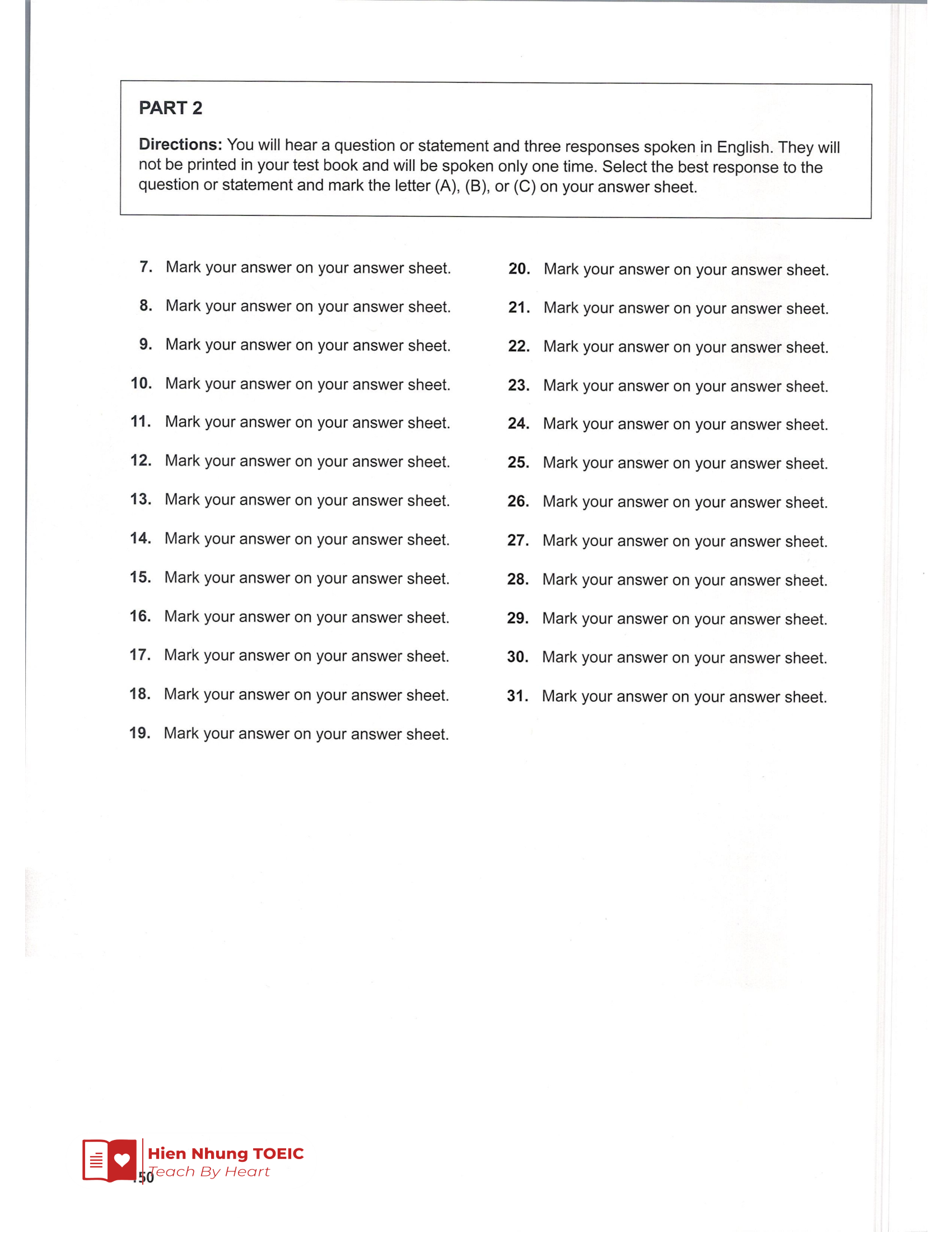 Lc 기출 Test 10