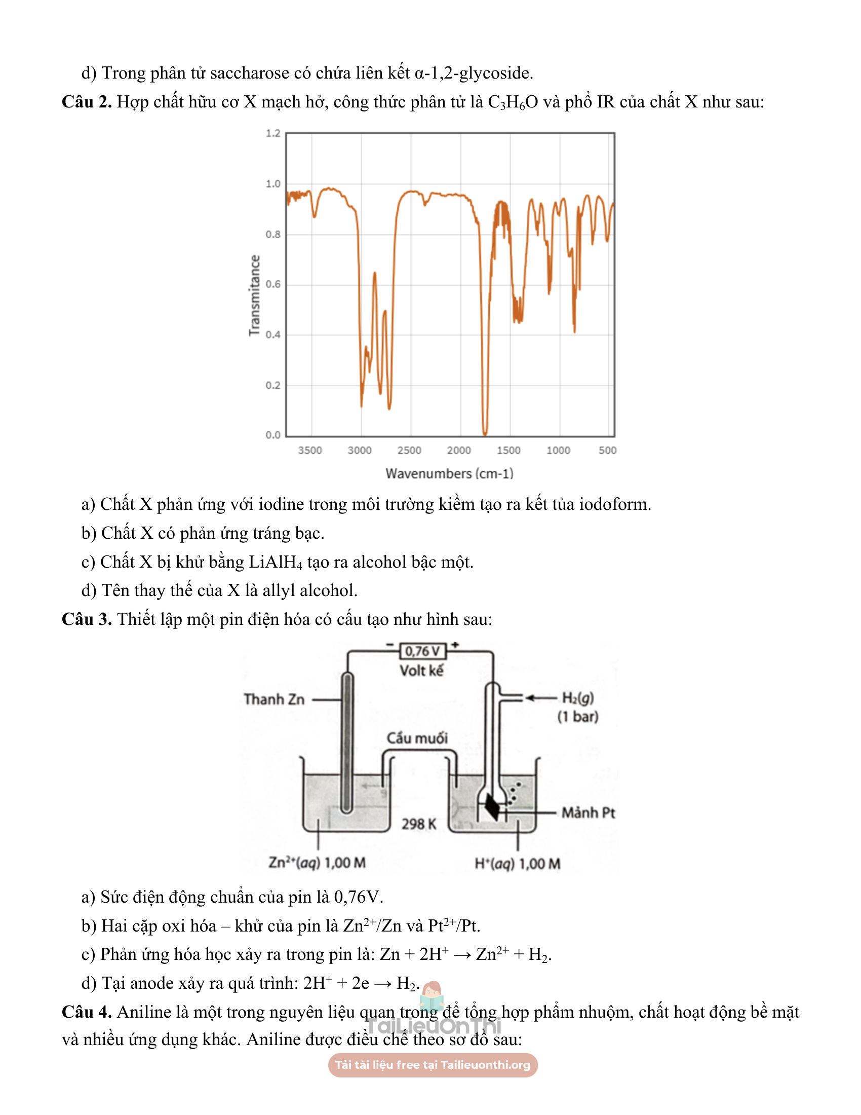 Đề thi thử Hóa Học THPT 2026 – THPT LÊ QUÝ ĐÔN