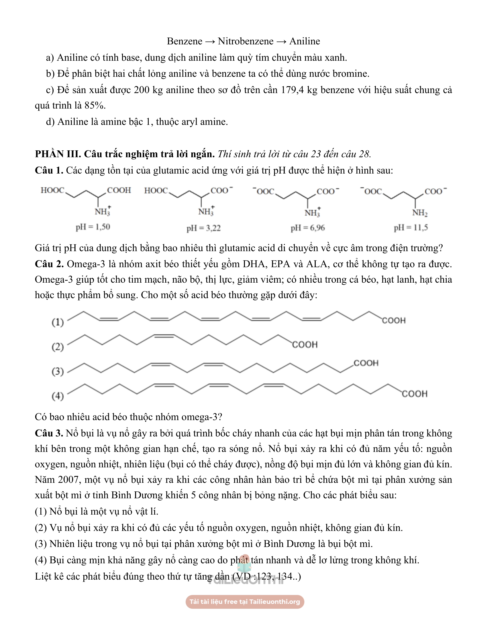 Đề thi thử Hóa Học THPT 2026 – THPT LÊ QUÝ ĐÔN