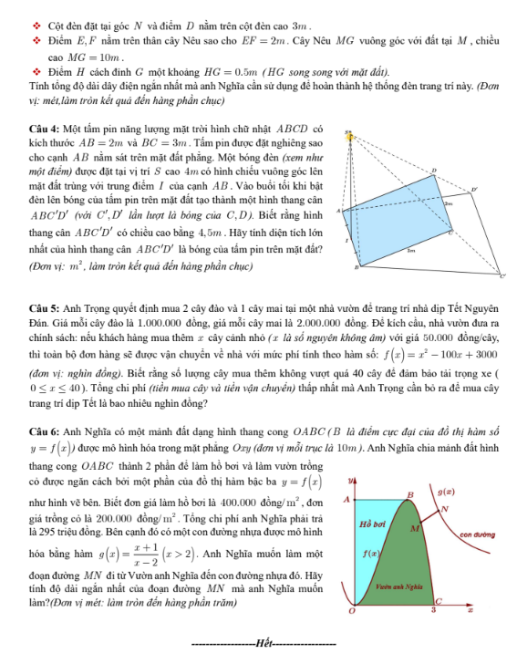 Đề thi thử Toán THPT 2026 – TRƯỜNG TH-THCS-THPT LÊ THÁNH TÔNG