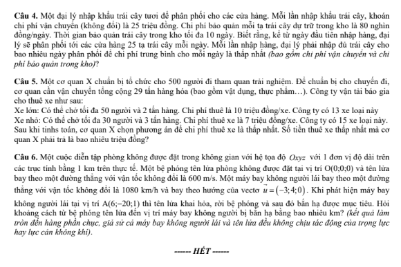 Đề thi thử Toán THPT 2026 – Sở GD&ĐT Hà Tĩnh